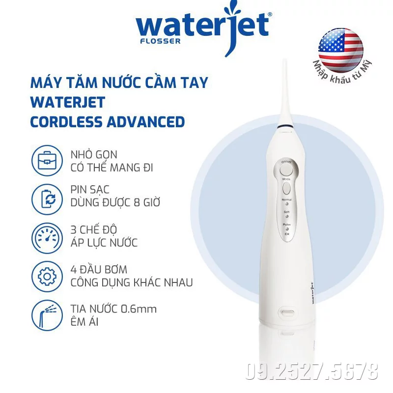 Máy tăm nước Waterjet Cordless Advanced