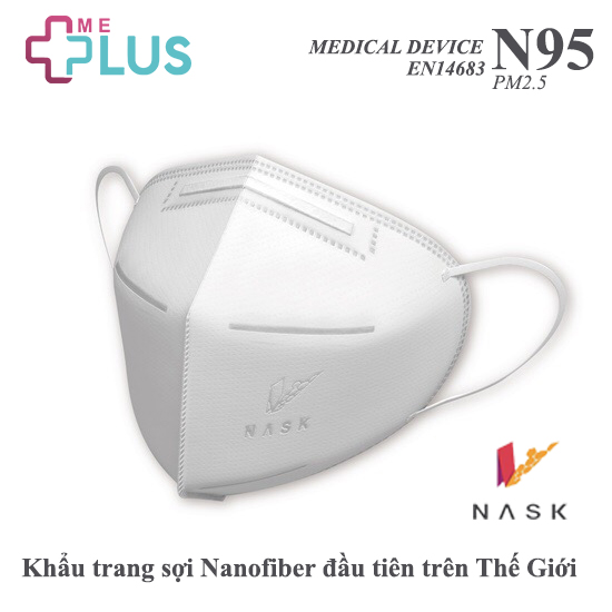 Khẩu trang y tế N95 sợi Nanofiber Nask