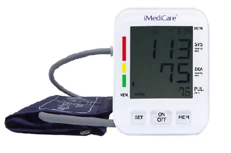 Cấu tạo máy đo huyết áp bắp tay điện tử iMediCare iBPM-6S