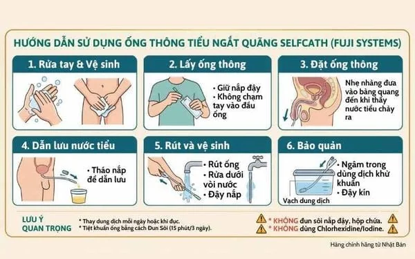 ống thông tiểu ngắt quãng Selfcath
