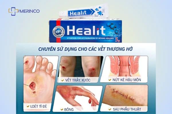 Gel hỗ trợ nhanh lành vết thương hở Healit