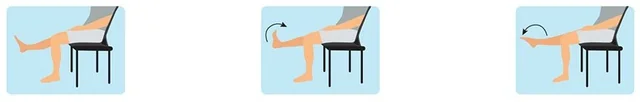 gập và uốn cong bàn chân