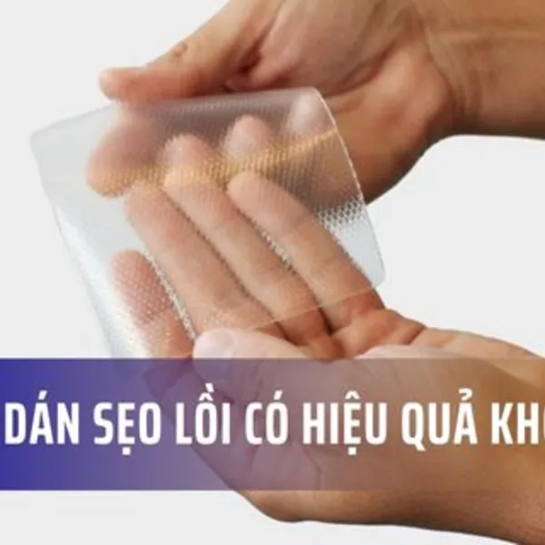Miếng dán sẹo lồi có hiệu quả không?