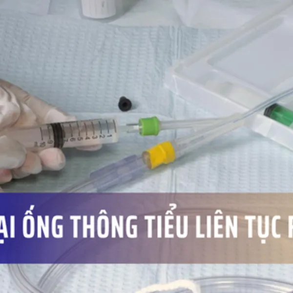 Các loại ống thông tiểu liên tục Foley