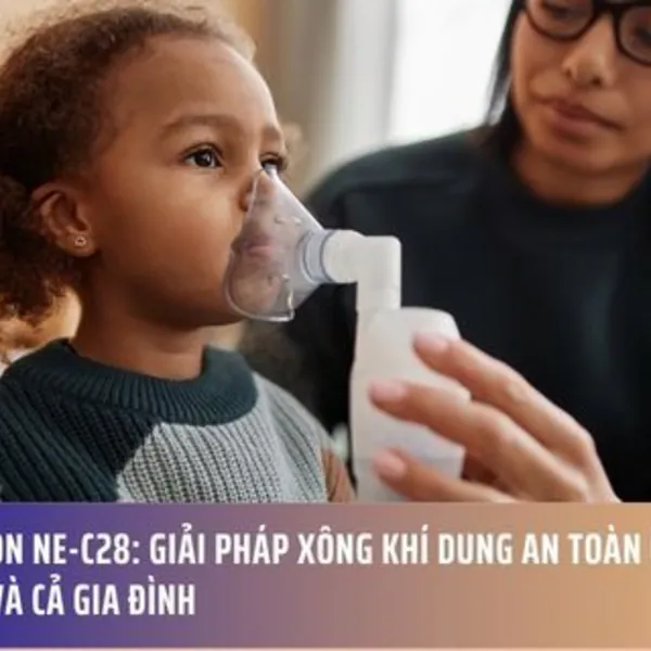 Omron NE-C28: Giải Pháp Xông Khí Dung An Toàn Cho Trẻ Nhỏ Và Cả Gia Đình