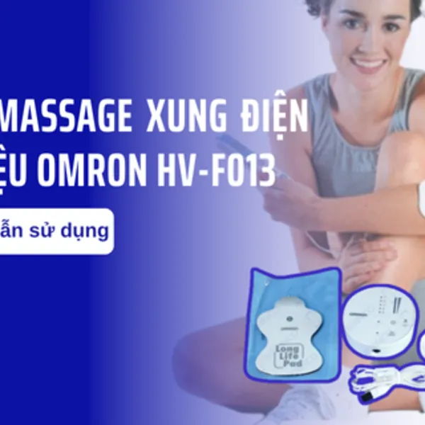 Hướng dẫn sử dụng máy massage xung điện trị liệu Omron HV-F013