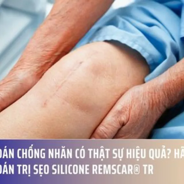 Miếng Dán Chống Nhăn Có Thật Sự Hiệu Quả? Hãy Dùng Miếng Dán Trị Sẹo Silicone RemScar® TR