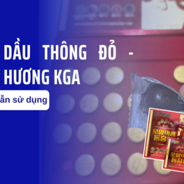 Hướng dẫn sử dụng tinh dầu Thông Đỏ - Trầm Hương KGA
