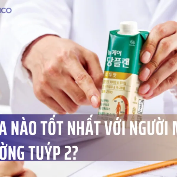 Loại sữa nào tốt nhất với người mắc tiểu đường tuýp 2?