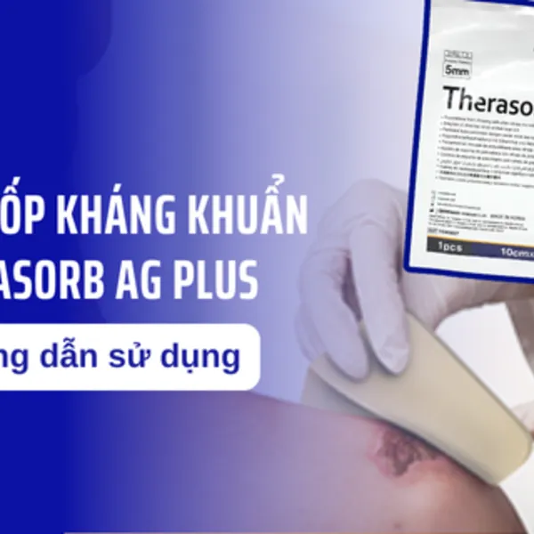 Hướng dẫn sử dụng Gạc xốp bạc kháng khuẩn Therasorb Ag Plus