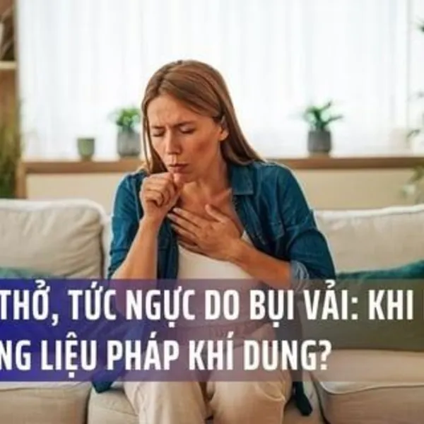 Bị Khó Thở, Tức Ngực Do Bụi Vải: Khi Nào Cần Dùng Liệu Pháp Khí Dung?