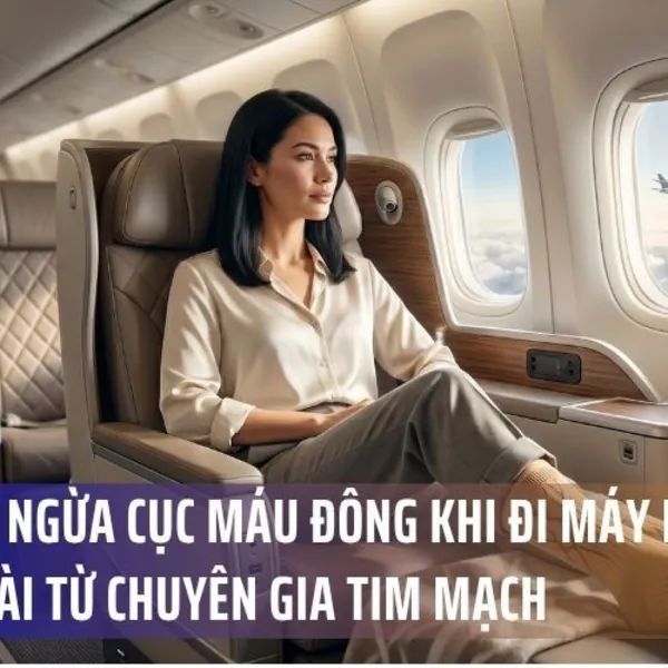 Bí Quyết Ngừa Cục Máu Đông Khi Đi Máy Bay Đường Dài Từ Chuyên Gia Tim Mạch