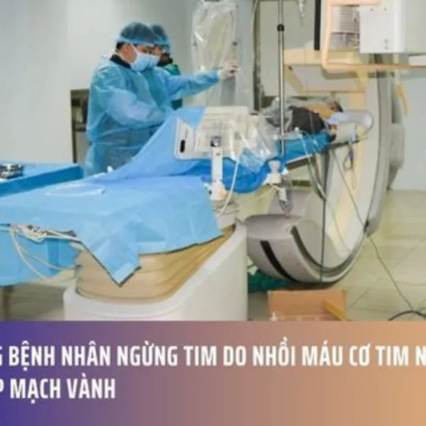 Cứu Sống Bệnh Nhân Ngừng Tim Do Nhồi Máu Cơ Tim Ngay Trên Bàn Chụp Mạch Vành