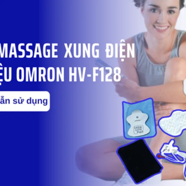 Hướng dẫn sử dụng máy massage xung điện trị liệu Omron HV-F128
