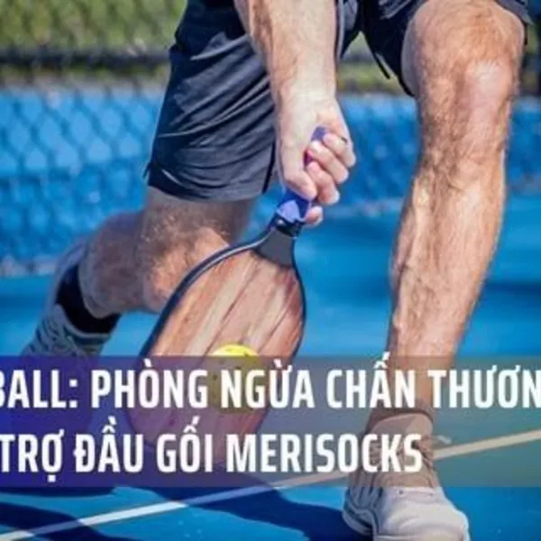 Pickleball: Phòng ngừa chấn thương với đai hỗ trợ đầu gối Merisocks