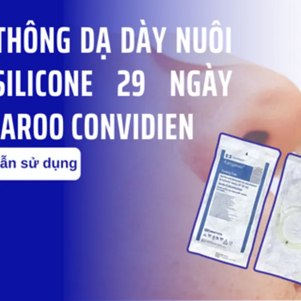 Hướng dẫn sử dụng ống thông dạ dày nuôi ăn silicone 29 ngày Kangaroo Convidien
