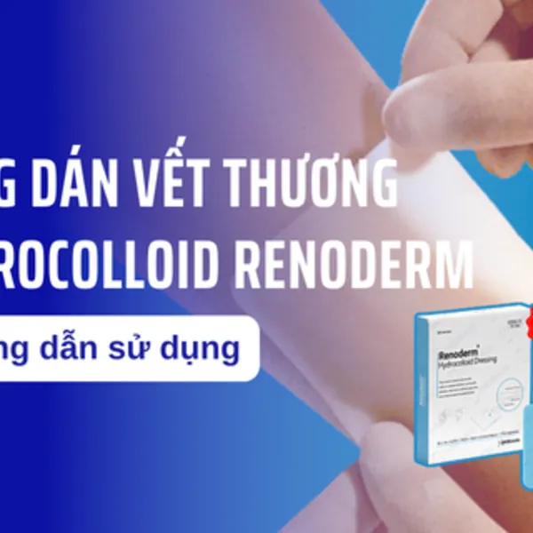 Hướng dẫn sử dụng băng dán vết thương Hydrocolloid Renoderm