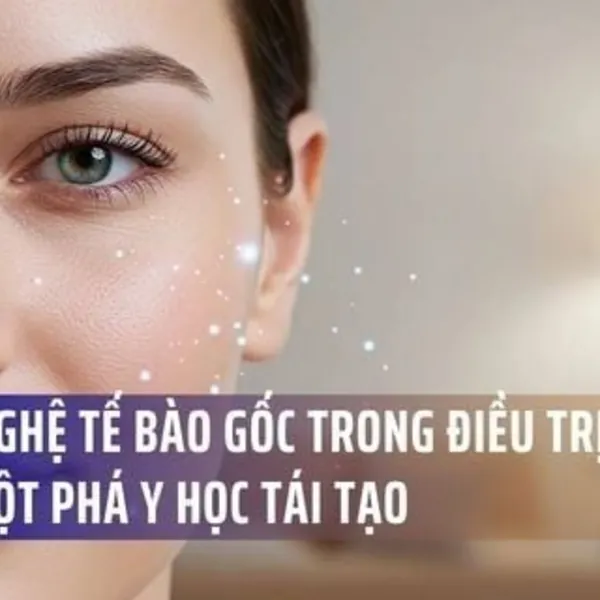 Công nghệ tế bào gốc trong điều trị sẹo: Bước đột phá y học tái tạo