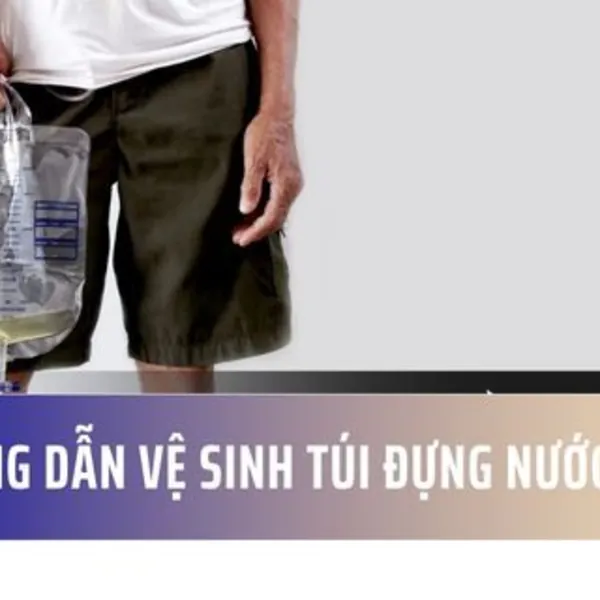 Hướng dẫn vệ sinh túi đựng nước tiểu