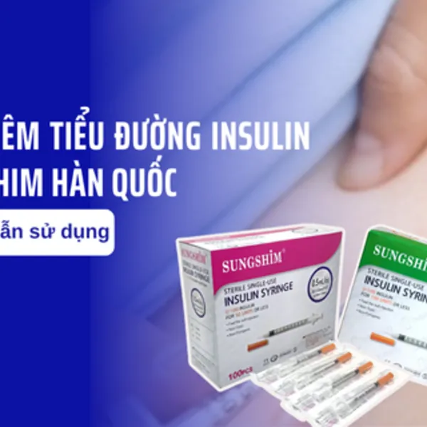 Hướng dẫn sử dụng bơm tiêm tiểu đường insulin Sungshim Hàn Quốc