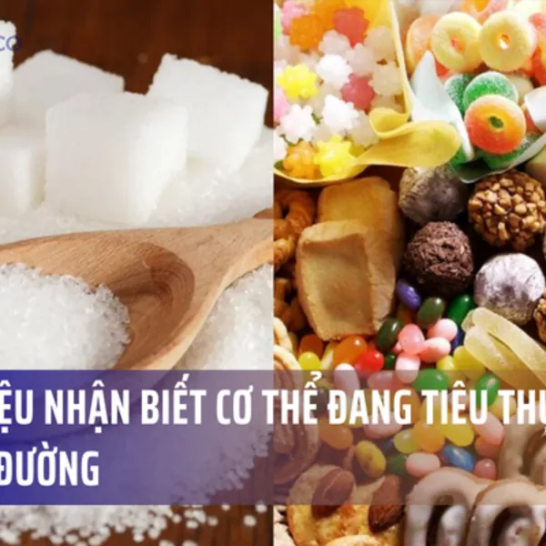 Dấu hiệu nhận biết cơ thể đang tiêu thụ quá nhiều đường