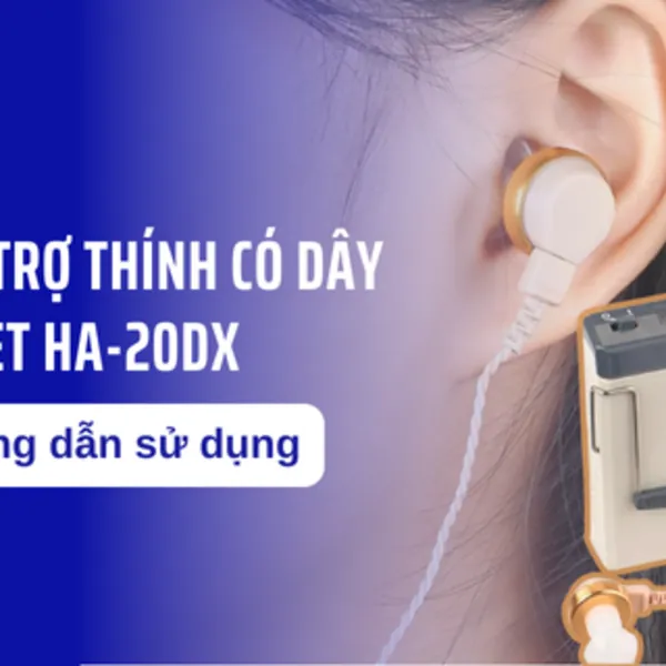 Hướng dẫn sử dụng máy trợ thính có dây Rionet HA-20DX
