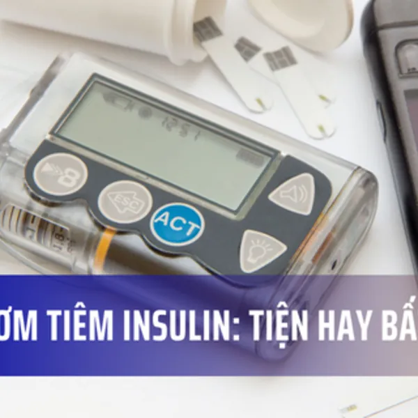Máy bơm tiêm insulin tự động: Tiện và không tiện