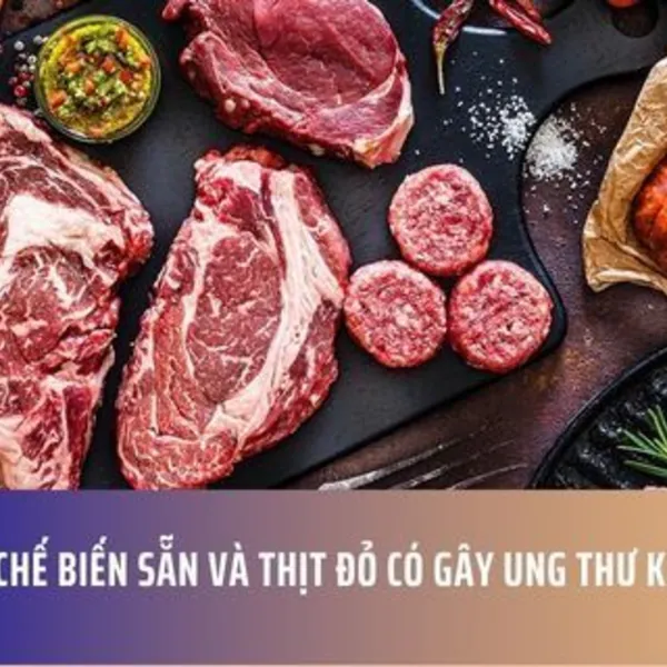 Thịt chế biến sẵn và thịt đỏ có gây ung thư không?