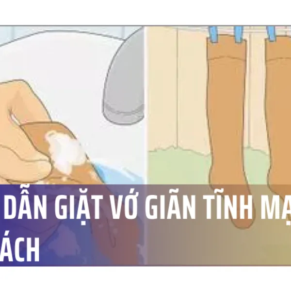 Hướng dẫn giặt tất giãn tĩnh mạch/ vớ giãn tĩnh mạch đúng cách