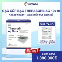 Gạc xốp tẩm bạc kháng khuẩn Therasorb® Ag Plus 10cmx10cm (hộp)