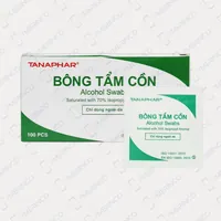 Bông tẩm cồn Tanaphar Alcohol Swab tiệt trùng giảm nhiễm khuẩn huyết