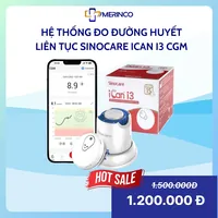 Hệ thống đo đường huyết liên tục Sinocare iCan i3 CGM