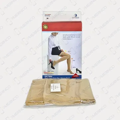 Vớ đùi y khoa CODY có silicone chống trượt hỗ trợ điều trị suy giãn tĩnh mạch