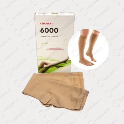 Vớ y khoa hỗ trợ điều trị suy giãn tĩnh mạch Venosan 6000 (vớ gối)