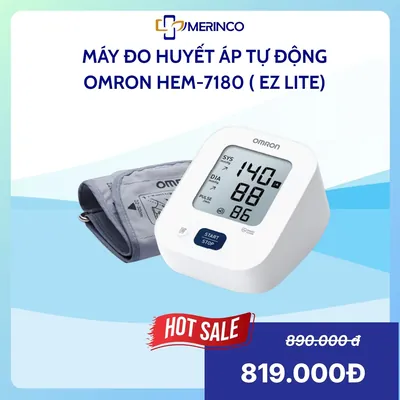 Máy đo huyết áp tự động Omron HEM-7180 ( EZ Lite)
