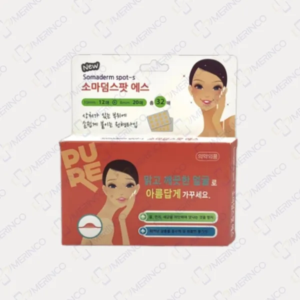 Miếng dán mụn Somaderm Spot - S ngăn ngừa sẹo do mụn (32 miếng)