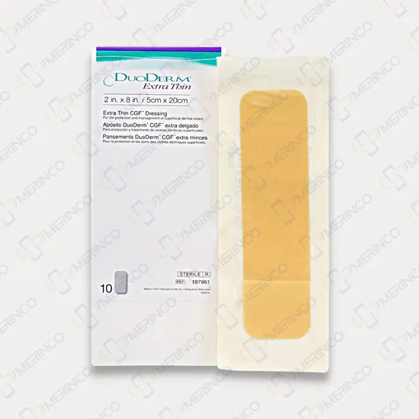 Băng dán vết thương DuoDerm Extra Thin 5cmx20cm, Miếng dán mụn hydrocolloid