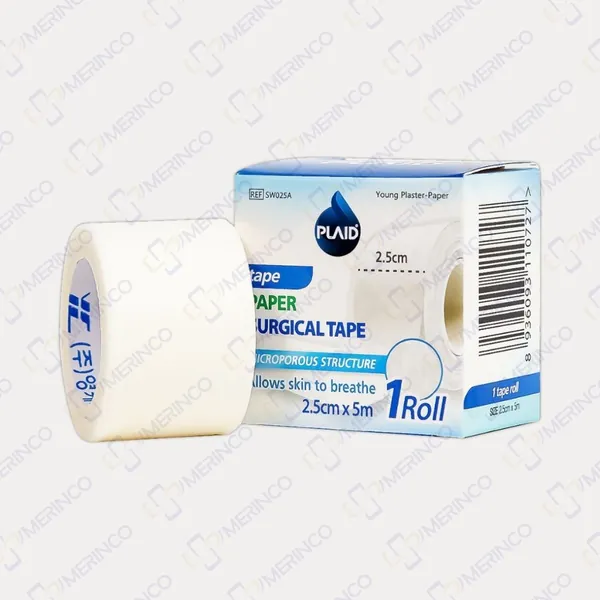 Băng keo cuộn giấy dành cho da nhạy cảm Young Plaster-Paper màu trắng 2.5cmx5m
