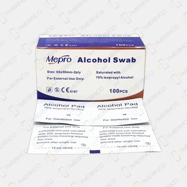 Bông tẩm cồn Mepro Alcohol Swab sát trùng, giảm nhiễm khuẩn huyết
