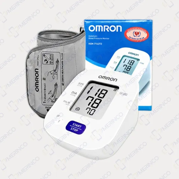 Máy đo huyết áp tự động Omron kết nối Bluetooth HEM-7142T2