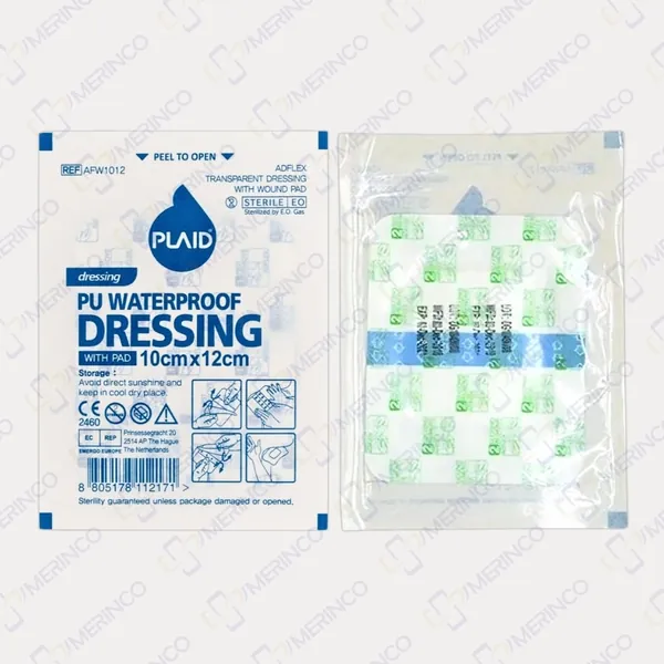 Băng gạc vô trùng không thấm nước Sterile Adflex (With-Pad) 10cmx12cm (1 miếng)