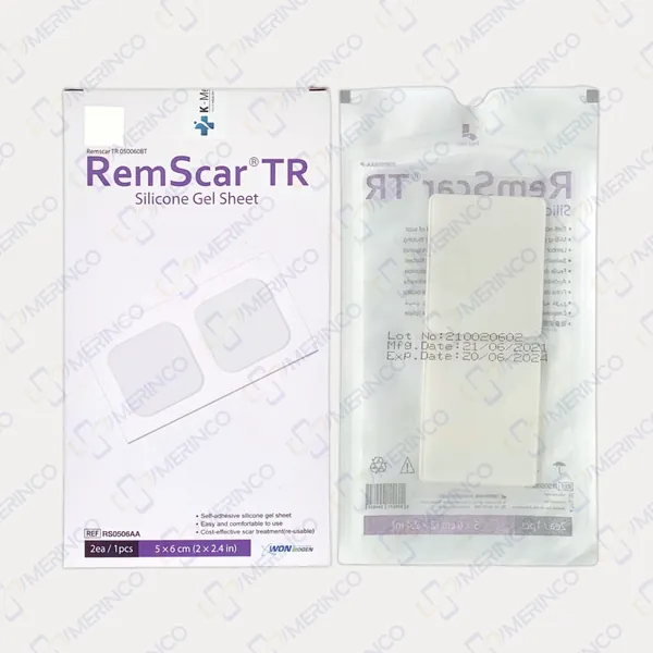 Miếng dán silicone trị sẹo lồi, sẹo thâm RemScar® TR 5cmx6cm