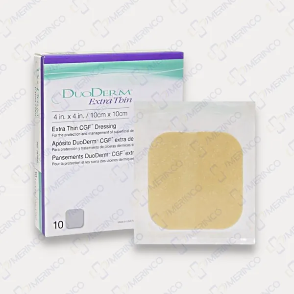 Băng dán vết thương DuoDerm Extra Thin 10cmx10cm, Miếng dán mụn hydrocolloid