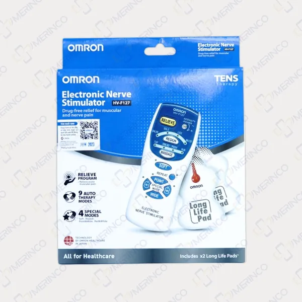 Máy massage xung điện trị liệu Omron HV-F127