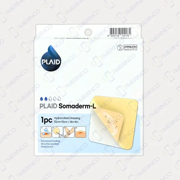 Miếng dán hỗ trợ làm lành vết thương hydrocolloid Somaderm-L 10cmx10cm Miếng dán mụn