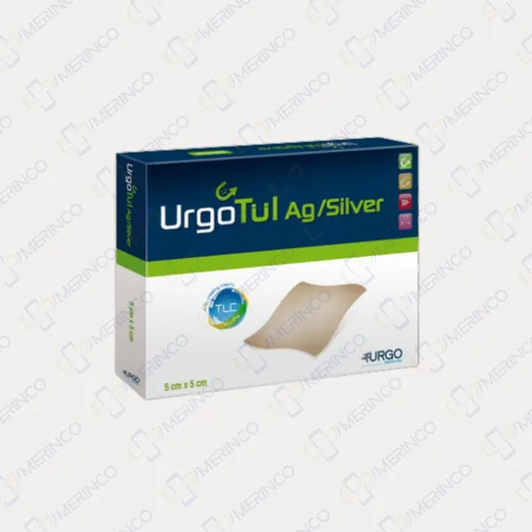 Gạc lưới tẩm bạc UrgoTul Ag/Silver 5cmx5cm