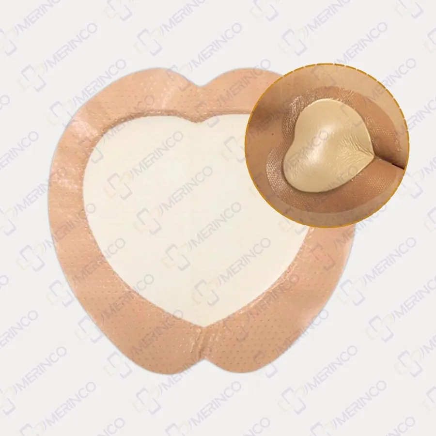 Gạc xốp hút dịch chống loét cùng cụt, loét mông có viền dính silicone Yafho