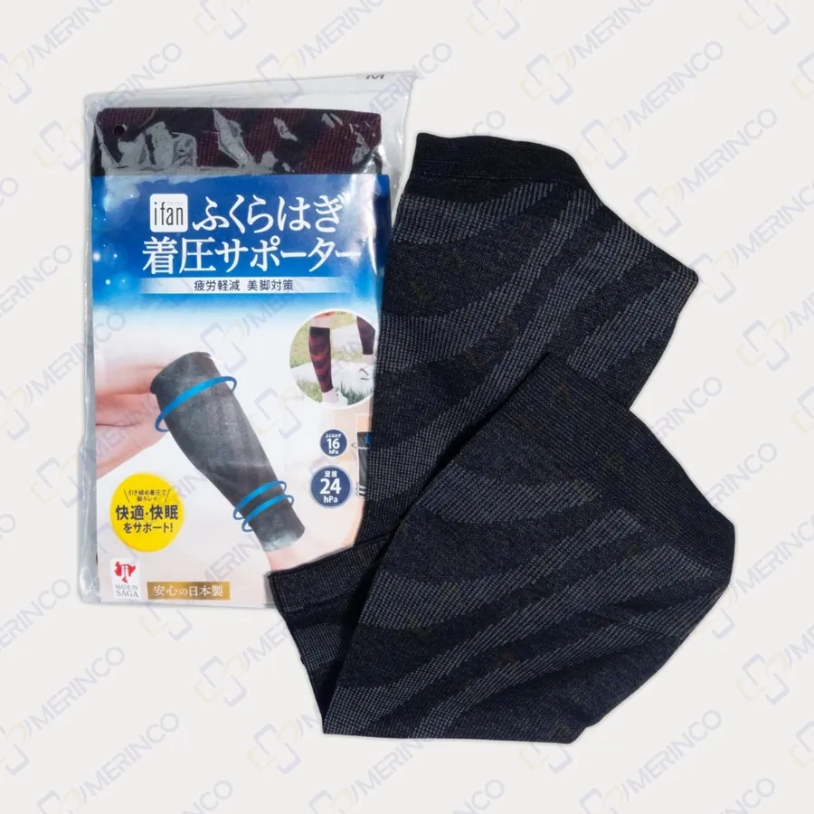 Vớ nén cho bắp chân Merisocks chống giãn tĩnh mạch (Màu đen-xám)