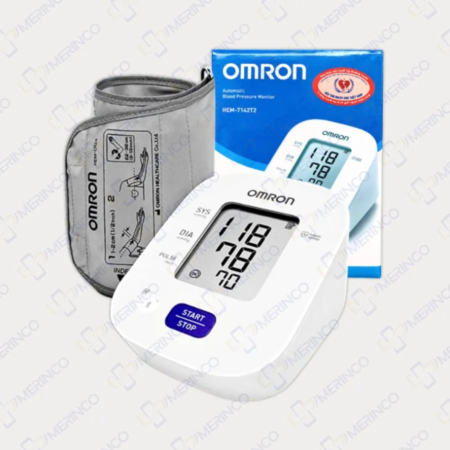 Máy đo huyết áp tự động Omron kết nối Bluetooth HEM-7142T2