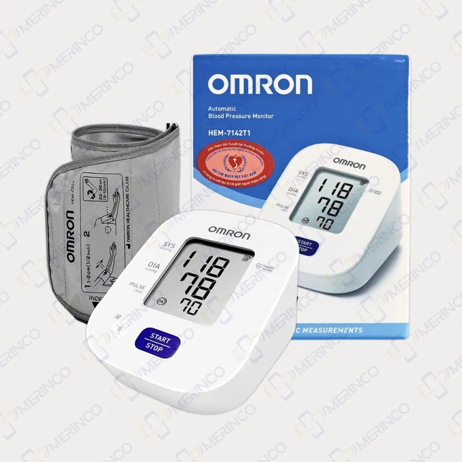 Máy đo huyết áp tự động Omron kết nối Bluetooth HEM-7142T1